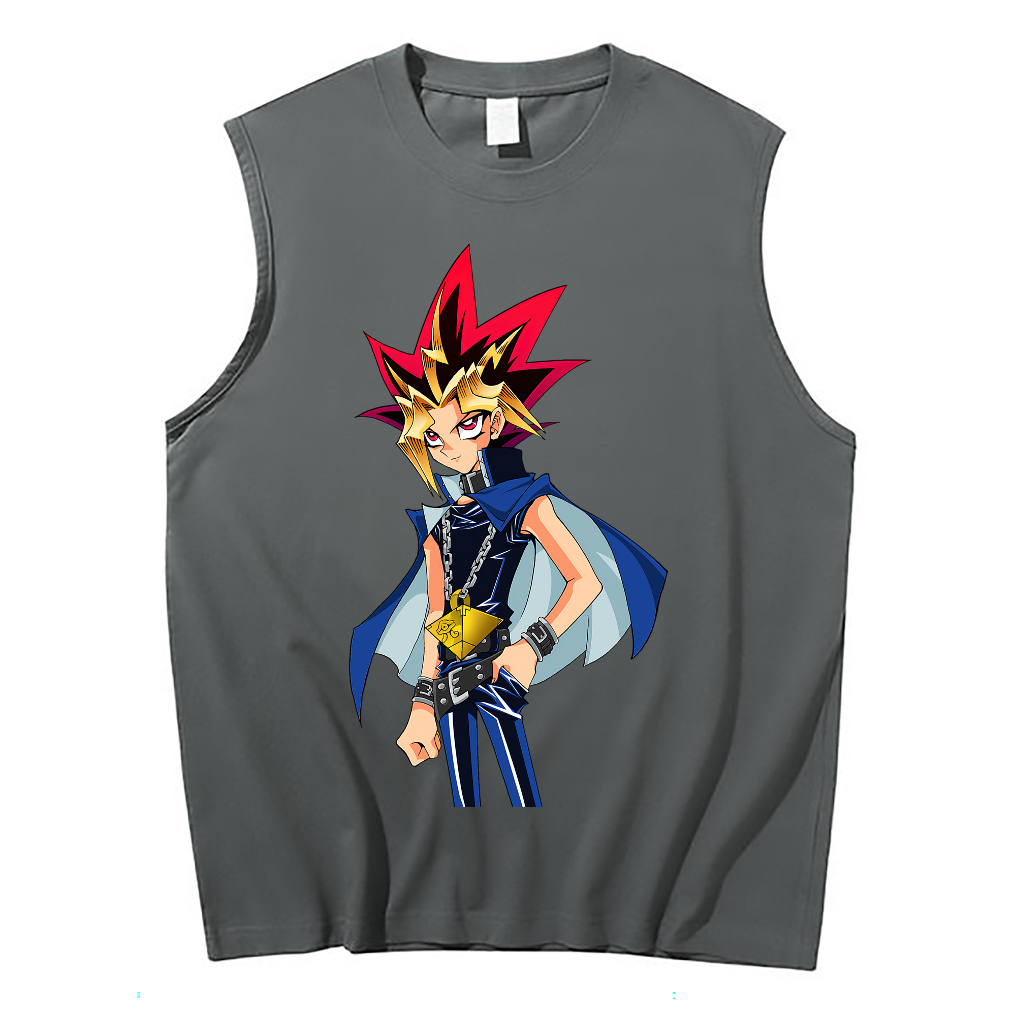 （画像用） 遊☆戯☆王 Yu-Gi-Oh! コットン100％タンクトップ（フロントプリント）